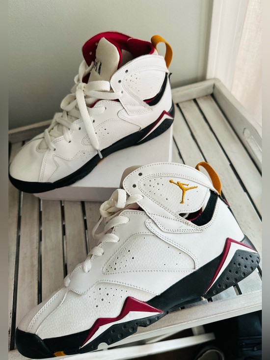 Jordan Other - Air Jordan 7 Retro White Maroon Gold Basketball Sneakers